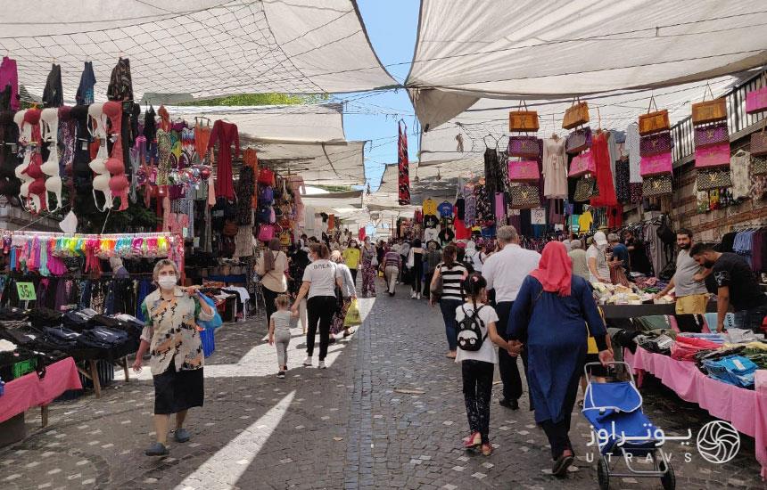 جمعه بازار فیندیک زاده از بازارهای محلی استانبول
